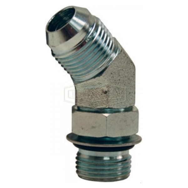 Dixon Elbow, 7/8-14 Nominal, Male SAE O-Ring Boss x Male JIC, Steel, Domestic 1240-10-10 - main